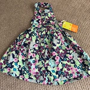 Adorable Floral Halter Dress with Bloomers